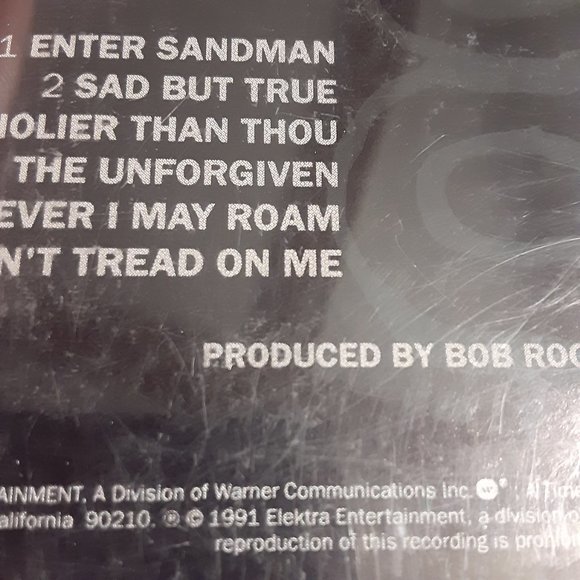 Metallica Reload and Black Album Music CD's - Picture 4 of 8